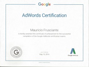 Google Adwords Certification-Mauricio Frusciante-Miami-Aventura