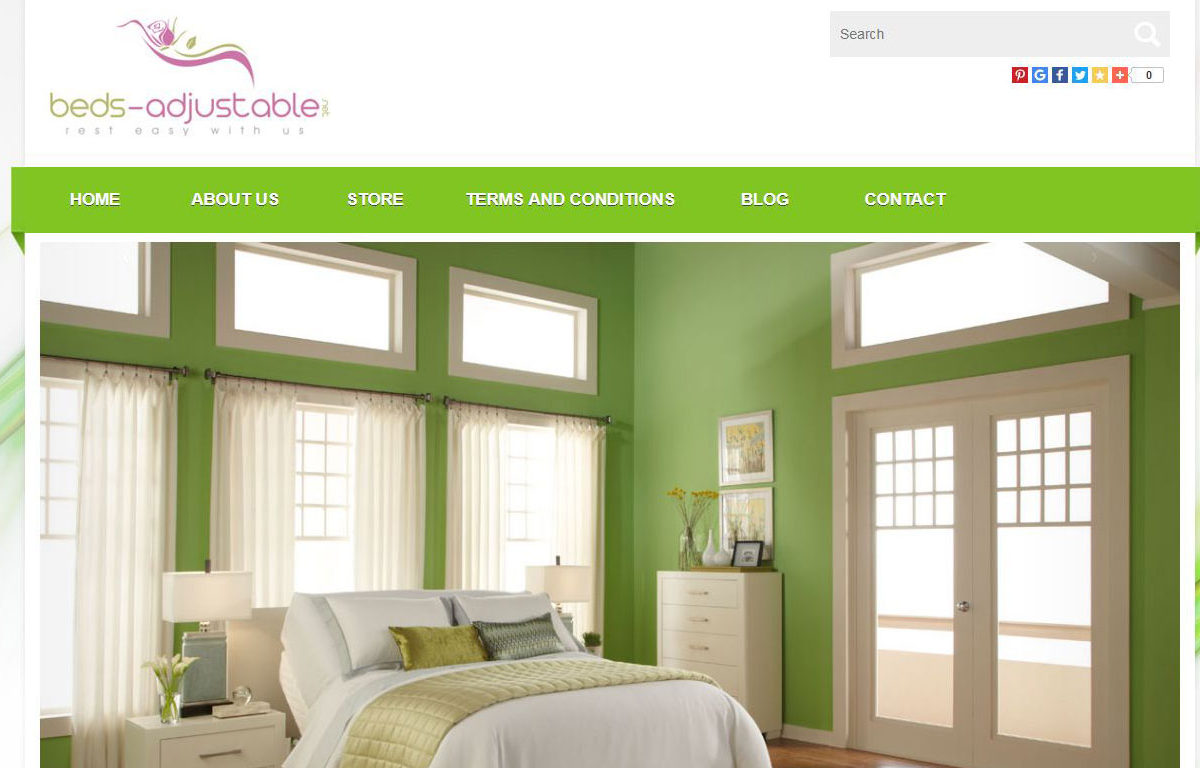 E-Commerce Web Design-Beds Adjustable-Miami-FL