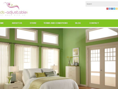 E-Commerce Web Design-Beds Adjustable-Miami-FL