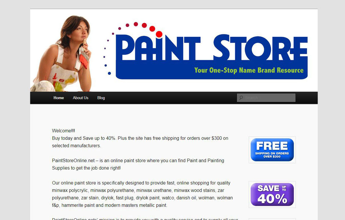 Web Design-PaintStoreOnline-Miami-Fl