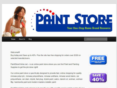 Web Design-PaintStoreOnline-Miami-Fl