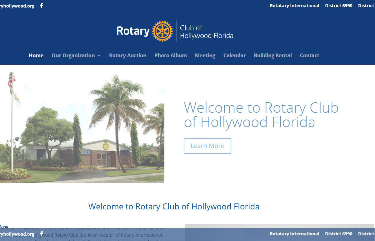 Web Design-RotaryHollywood-Hollywood-FL