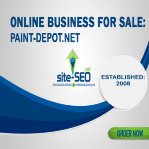 Online Business For Sale-Paint_Depot